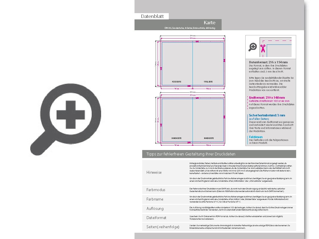 Product Bild taufkarte_din_a6_4-seiter_4_4_farbig_+_sonderfarbe_gold