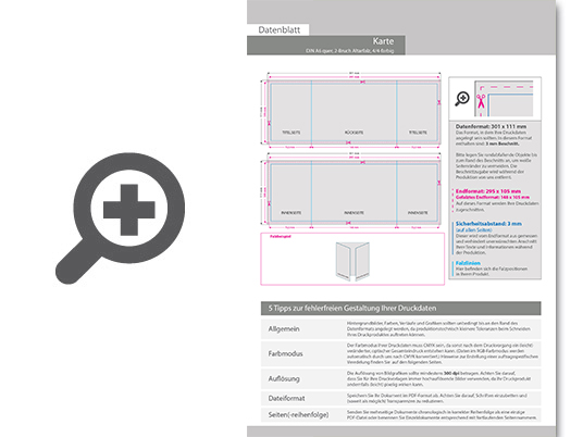 Product Bild trauerkarte__gefalzt_auf_din_a6_quer__vertikaler_2-bruch_fensterfalz__6-seitig