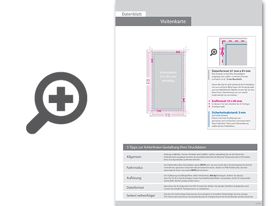 Product Bild visitenkarten_hoch_5_0_farbig_55_x_85_mm___einseitig_bedruckt_(cmyk_4-farbig_+_1_hks-sonderfarbe)