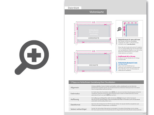 Product Bild visitenkarten_quer_5_5_farbig_85_x_55_mm_mit_beidseitig_vollfl__chiger_uv-lackierung___beidseitig_bedruckt_(cmyk_4-farbig_+_1_hks-sonderfarbe)